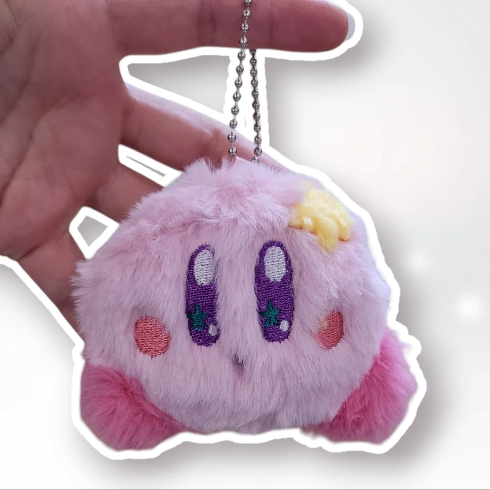 Kirby Plush Keychain Charm - Picture 1 of 6